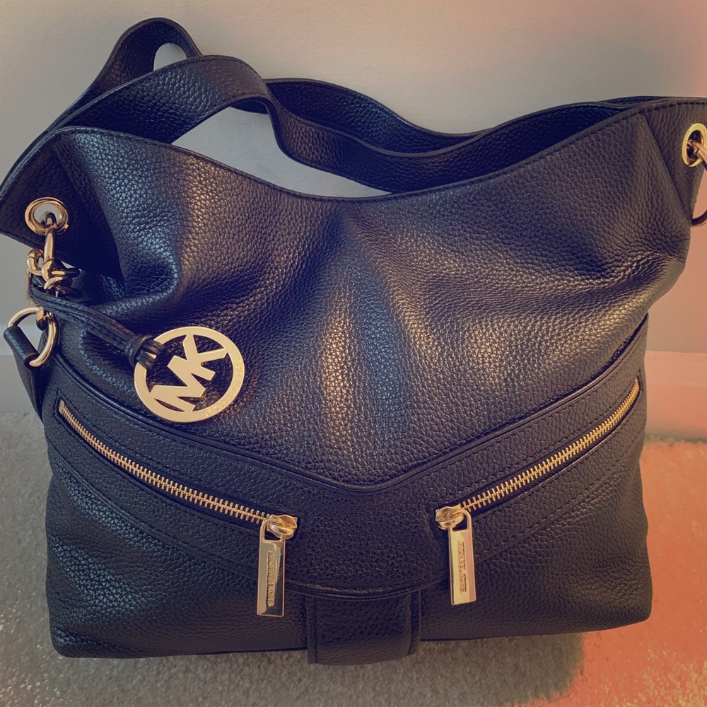 Michael Kors Jamesport Leather Shoulder Tote
